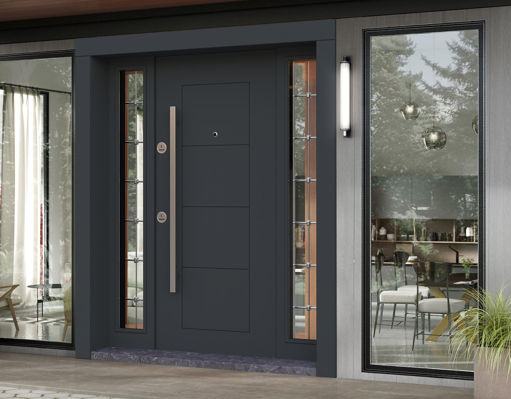 Alaplı Çelik Kapıcı